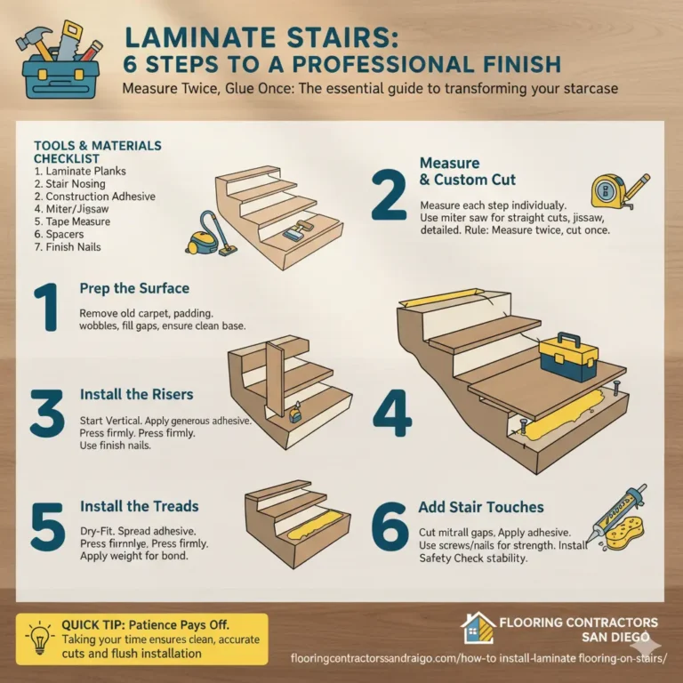 How To Install Laminate Flooring On Stairs