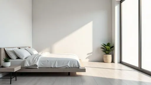 A_minimalist_bedroom_with_clean_smooth_pale_grey_laminate_flooring